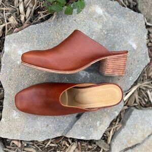 Nisolo All Day Heeled Mule. Size 10